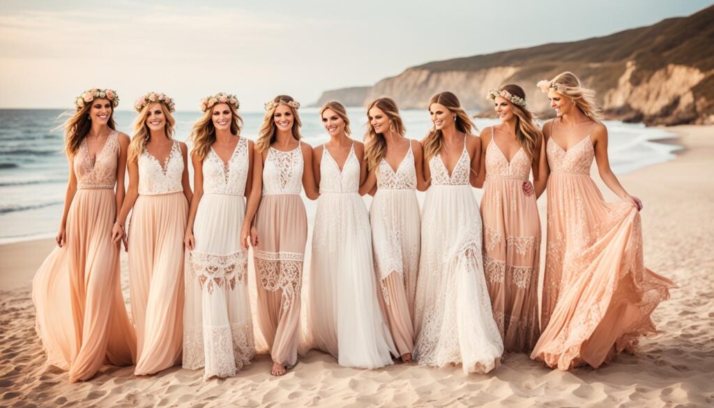 Boho Chic Wedding Dress Silhouettes