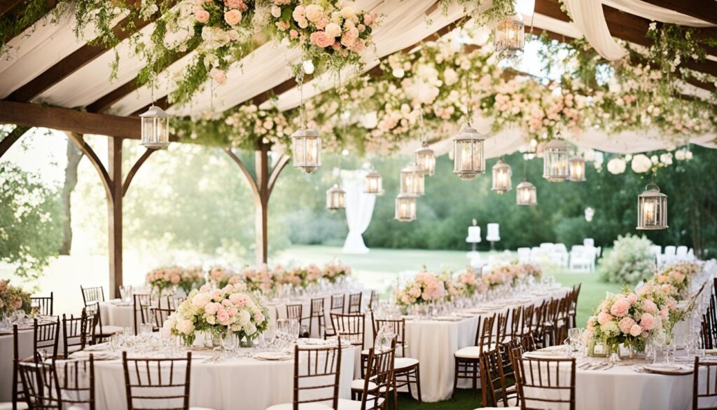 Shabby Chic Outdoor Wedding Decorations