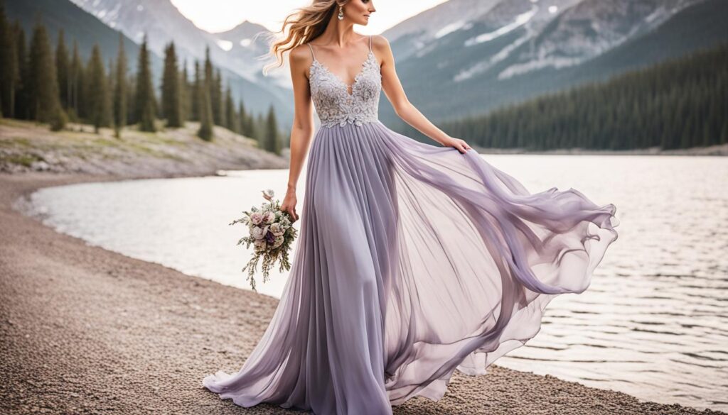 mountain formal wedding attire