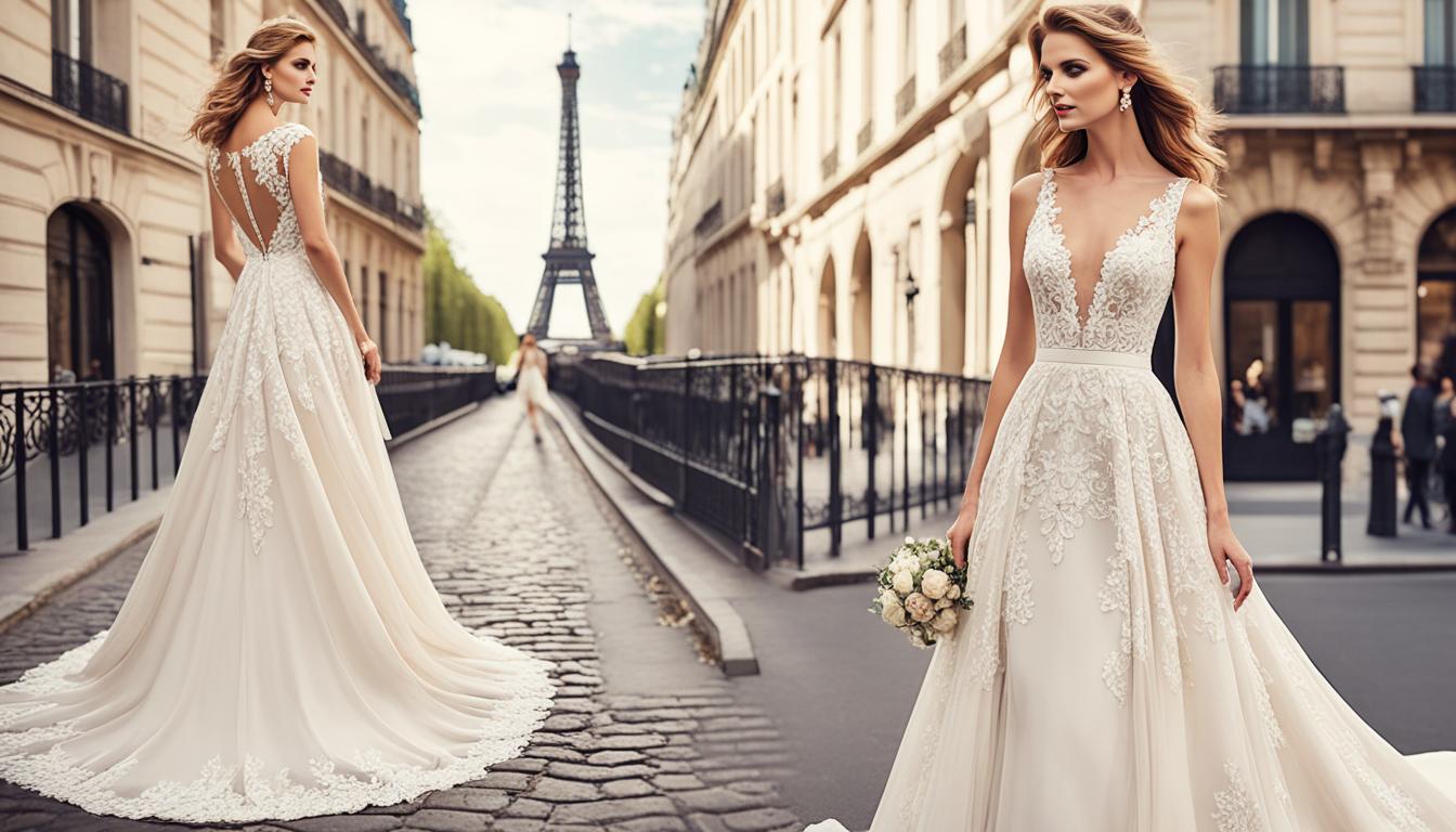 parisian tres chic wedding dress