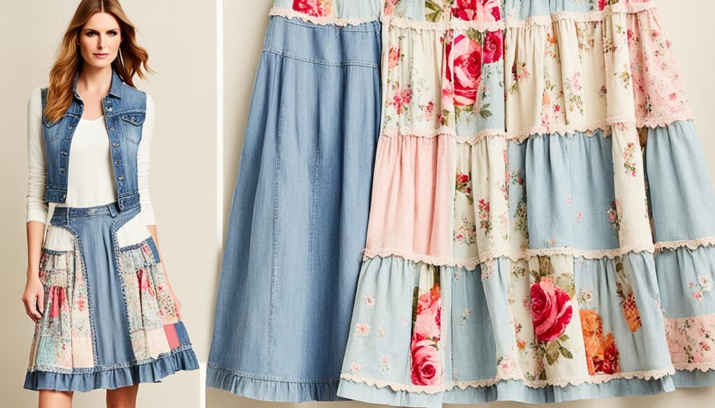 patchwork skirt