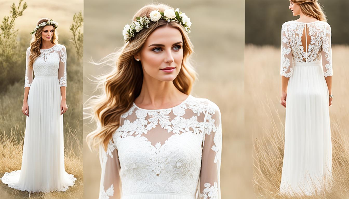 Simple Boho Chic Wedding Dresses | Elegant Bridal Style