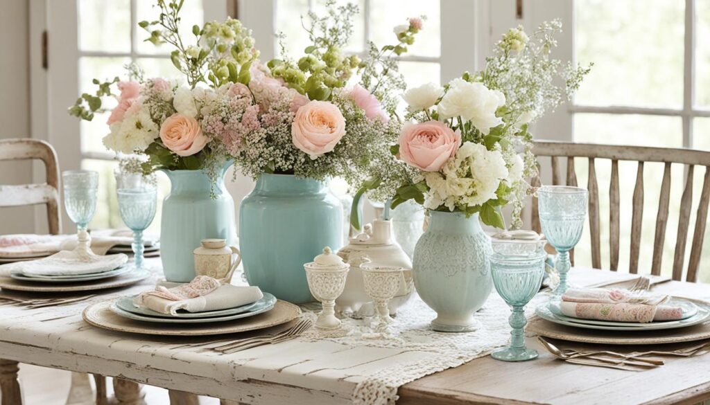 shabby chic dining tables