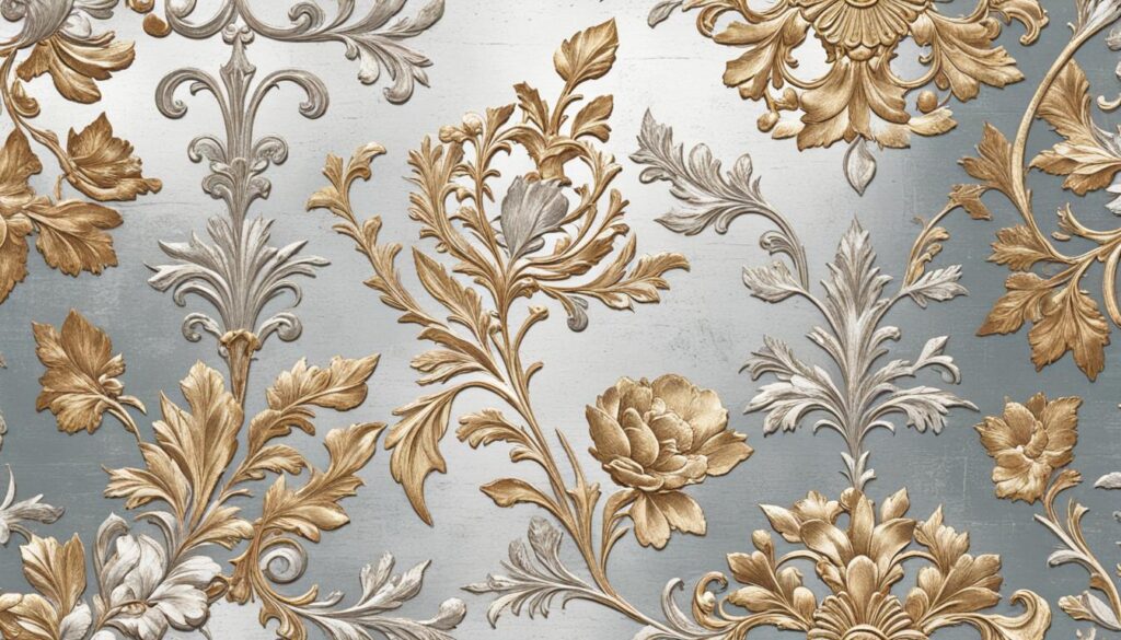 shabby chic metallics