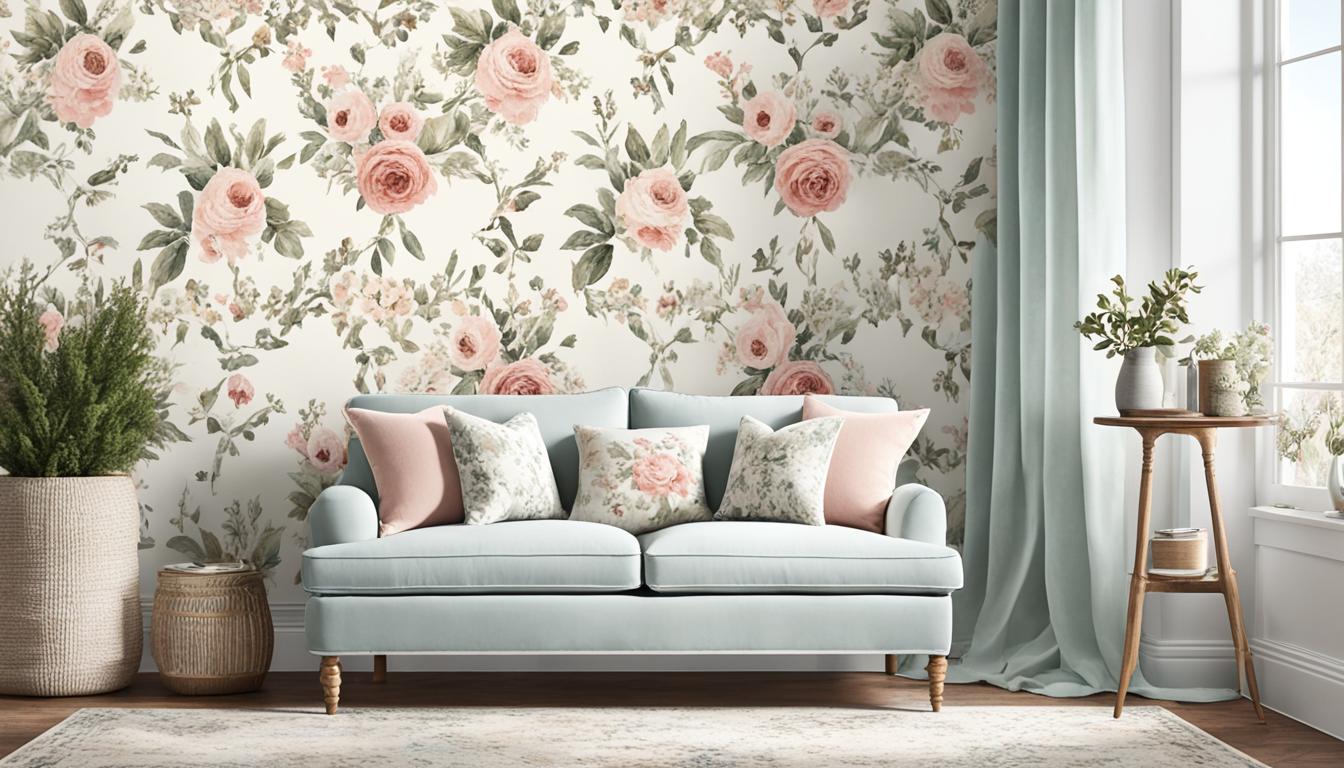 shabby chic peel and stick wallpaper