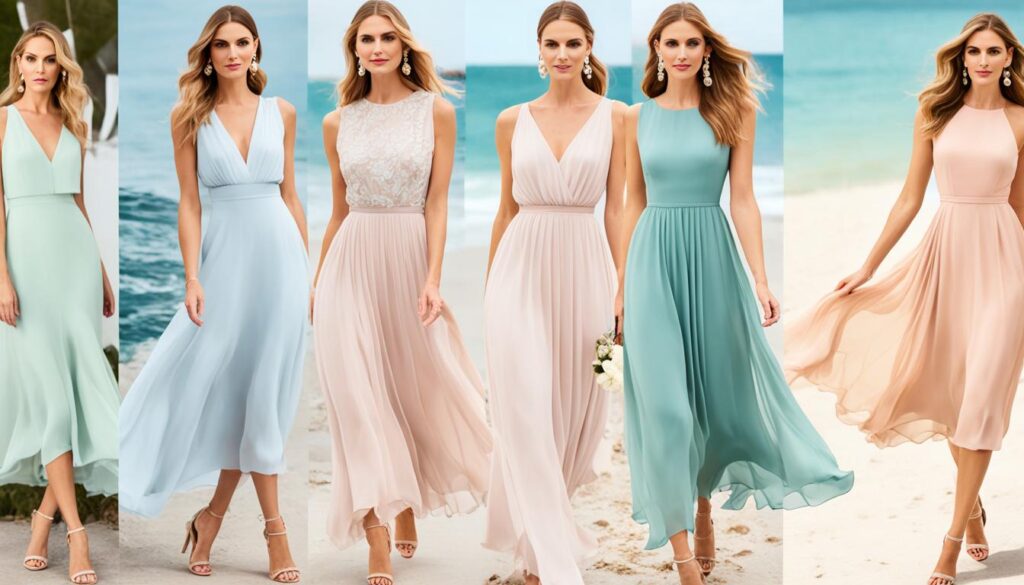 styling chiffon midi dresses